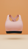 Sculpt performance sports bra with wide band