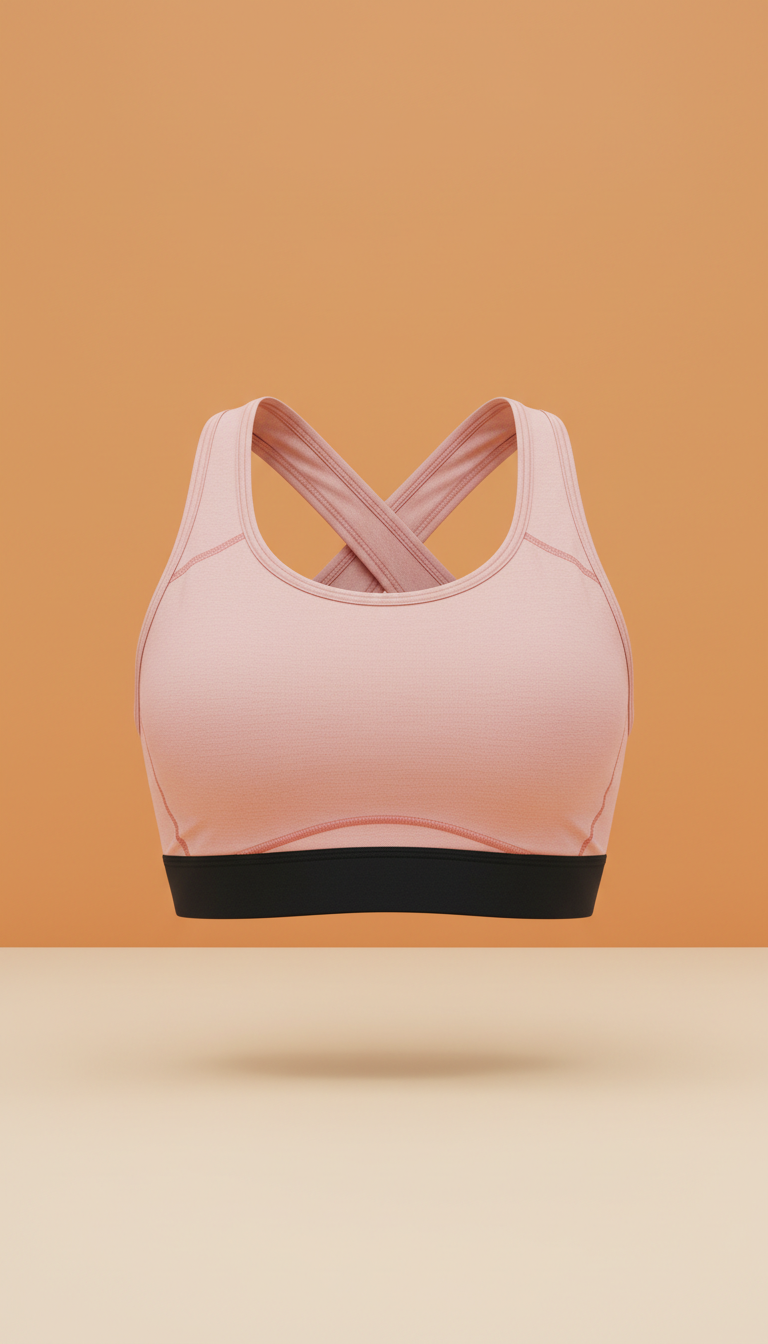 Sculpt performance sports bra with wide band