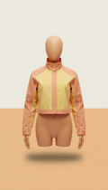 Aero layer cropped jacket with mesh vents